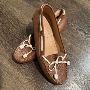 New! Talbots. Brown Leather Loafers for Women
